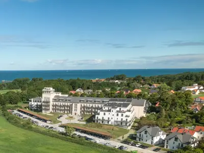 Ferienwohnung Großer Strandkorb Ostseebad Wustrow ZweiWasser Alte Seefahrtschule Hauptansicht