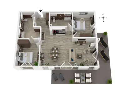 Ferienwohnung Strandidylle Ostseebad Wustrow Grundriss