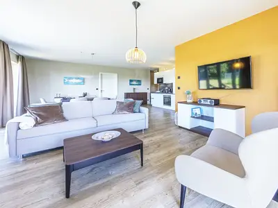 Ferienwohnung Strandidylle Ostseebad Wustrow Sitzecke