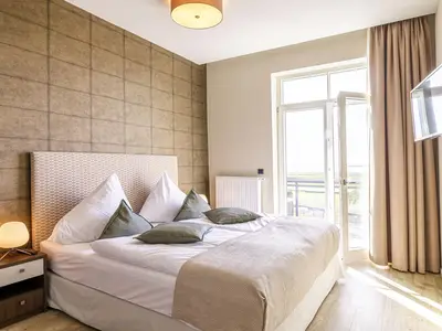 Ferienwohnung Ostseeglück Ostseebad Wustrow ZweiWasser Alte Seefahrtschule Schlafzimmer