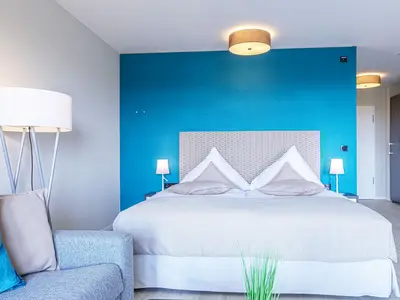 Ferienwohnung Kleine Strandmuschel Ostseebad Wustrow ZweiWasser Alte Seefahrtschule Schlafbereich
