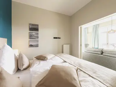 Ferienwohnung Wellenmeer Ostseebad Wustrow ZweiWasser Alte Seefahrtschule Schlafzimmer