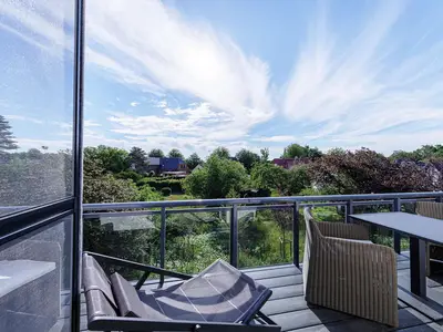 Ferienwohnung Vasco da Gama Suite Ostseebad Wustrow ZweiWasser Alte Seefahrtschule Balkon
