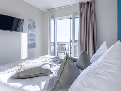 Ferienwohnung Sommerblume Ostseebad Wustrow ZweiWasser Alte Seefahrtschule Schlafzimmer