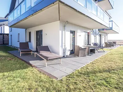 Ferienwohnung Meerduft Ostseebad Wustrow ZweiWasser Alte Seefahrtschule Traumhafte Terrasse