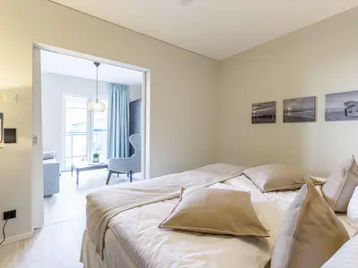 Ferienwohnung Sommerglück Ostseebad Wustrow ZweiWasser Alte Seefahrtschule Schlafzimmer