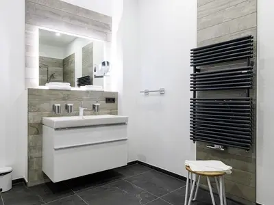 Ferienwohnung Welleneck Ostseebad Wustrow ZweiWasser Alte Seefahrtschule Bad