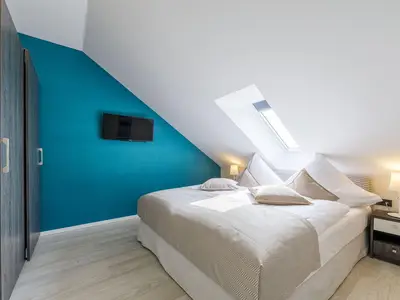 Ferienwohnung Seebadidylle Ostseebad Wustrow ZweiWasser Alte Seefahrtschule Schlafzimmer