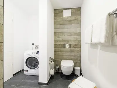 Ferienwohnung Seebadrast Ostseebad Wustrow ZweiWasser Alte Seefahrtschule Badezimmer