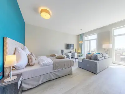 Ferienwohnung Meerglück Ostseebad Wustrow ZweiWasser Alte Seefahrtschule Schlafbereich