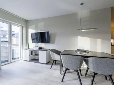 Ferienwohnung Boddenzauber Ostseebad Wustrow ZweiWasser Alte Seefahrtschule LichtdurchfluteterEssbereich