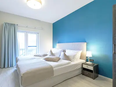 Ferienwohnung Ostseeblick Ostseebad Wustrow ZweiWasser Alte Seefahrtschule Schlafzimmer