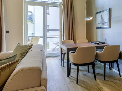 Ferienwohnung Ostseemöwe Ostseebad Wustrow mit separaten Esstisch