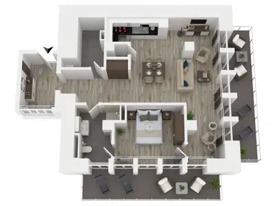 Ferienwohnung Sonnengott in Wustrow - Grundriss