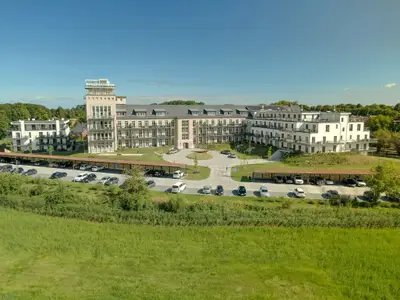 Ferienwohnung Strandlounge Ostseebad Wustrow ZweiWasser Alte Seefahrtschule Hauptansicht
