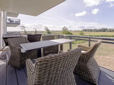 Ferienwohnung Strandliebe Ostseebad Wustrow ZweiWasser Alte Seefahrtschule Sonnenbalkon