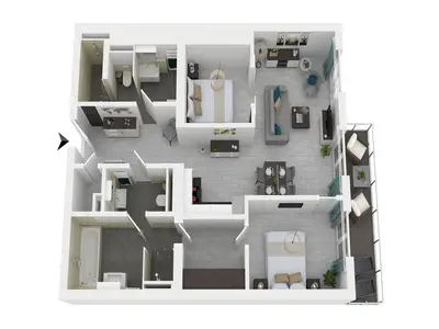 Ferienwohnung Strandlilie Ostseebad Wustrow - Grundriss