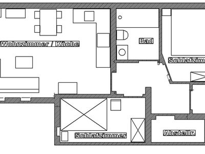 Ferienwohnung für 5 Personen (50 m²) in Wyk auf Föhr 9/10