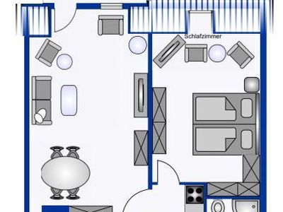 Ferienwohnung für 2 Personen (54 m²) in Wyk auf Föhr 8/10