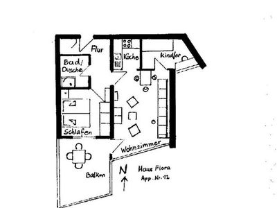 Ferienwohnung für 2 Personen (60 m²) in Wyk auf Föhr 7/9