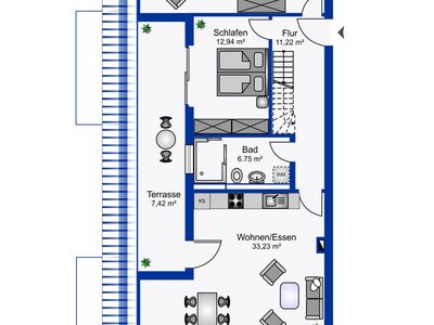 Ferienwohnung für 4 Personen (100 m²) in Wyk auf Föhr 8/10