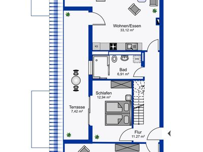 Ferienwohnung für 6 Personen (100 m²) in Wyk auf Föhr 7/10