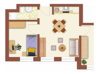 Ferienwohnung für 4 Personen (42 m²) in Wyk auf Föhr 2/8