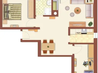 Ferienwohnung für 4 Personen (62 m²) in Wyk auf Föhr 9/10