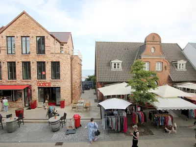 Blick vom Balkon
