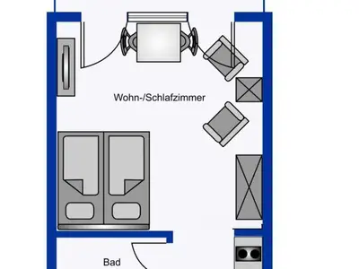Ferienwohnung für 2 Personen (28 m²) in Wyk auf Föhr 7/10