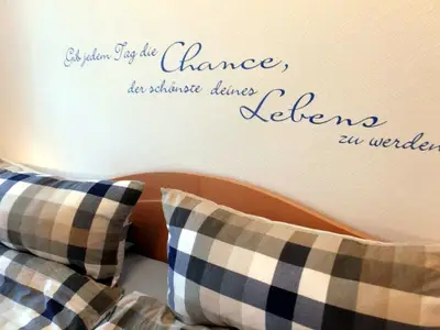 gemütliches Doppelbett