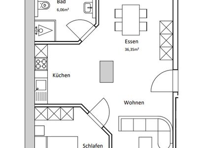 Ferienwohnung für 4 Personen (53 m²) in Xanten 2/10