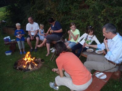 Lagerfeuer, Bauernhof Waira