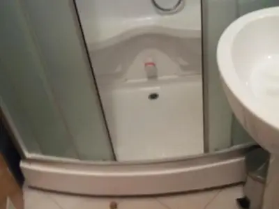 Dusche mit WC