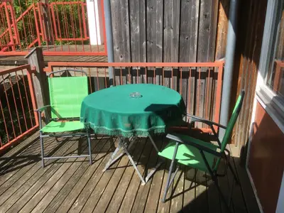 möblierter Balkon/Terrasse