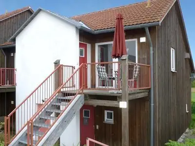 Außenansicht des Gebäudes. Aussenansicht Ferienwohnung Typ B