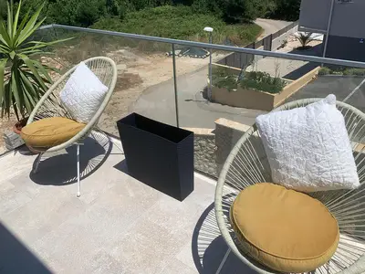 outside