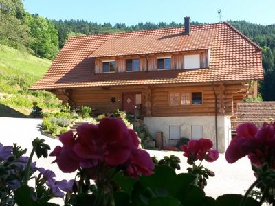 Blick vom Bauernhaus