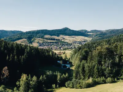 Aussicht über Unterharmesbach