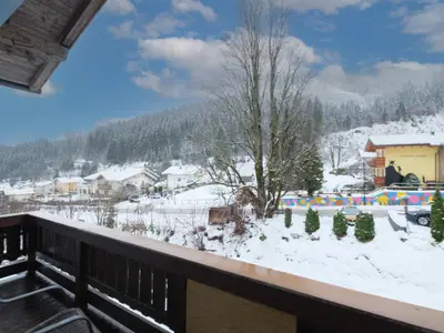 Aussicht vom Ferienhaus [Winter]