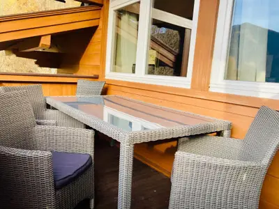 Großer Balkon mit Bestuhlung Apt. 3