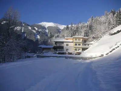Winter im Hintergrund Schmittenhöhe