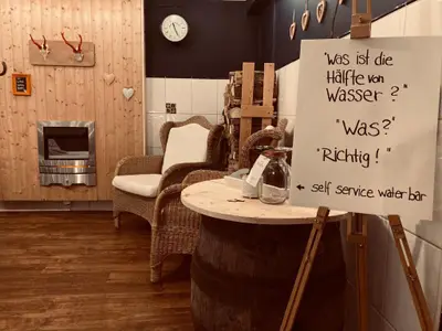 Ruheraum u. Sauna im UG
