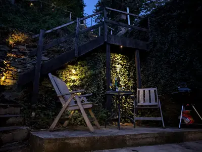 Terrasse am Abend