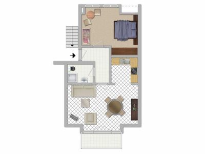 Ferienwohnung für 4 Personen (44 m²) in Zempin (Seebad) 8/10