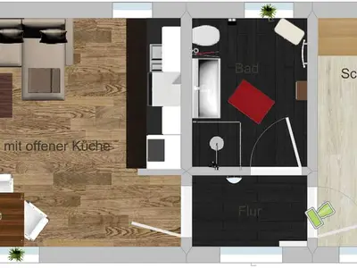 Ferienwohnung für 3 Personen (45 m²) in Zempin (Seebad) 8/8