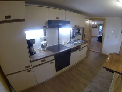 Küche Ferienwohnung Spechtbau