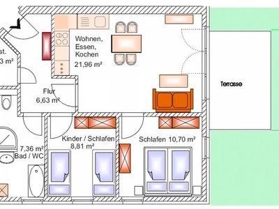 Ferienwohnung für 4 Personen (59 m²) in Zingst (Ostseebad) 8/8