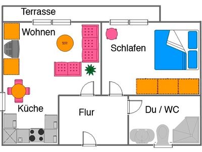 Ferienwohnung für 2 Personen (48 m²) in Zingst (Ostseebad) 7/7