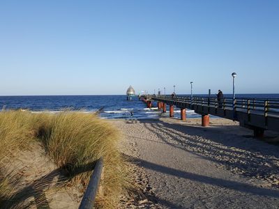 Strandbild der Seebrücke Zingst